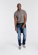 NU 20% KORTING: DELMAO Poloshirt Korte mouwen, met ribboordjes, met pr...