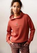 Lascana Hoodie Lounge-/capuchontrui met print voor, loungewear