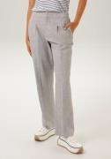 NU 20% KORTING: Aniston CASUAL Pantalon met decoratieve plooien aan de...