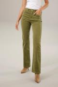 NU 20% KORTING: Aniston CASUAL Cordbroek in trendy bootcut-vorm