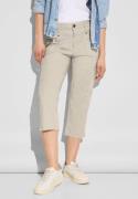 NU 20% KORTING: STREET ONE 3/4 broek met safari-look