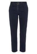 NU 20% KORTING: Tom Tailor 7/8-broek met riem en half verborgen knoops...