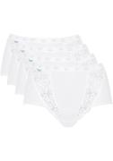 Sloggi Maxislip Chic met elastische kanten-inzetten (4 stuks, Set van ...