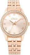 s.Oliver Kwartshorloge Armbandhorloge, dameshorloge, analoog, zirkonia...