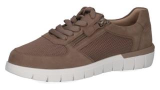 Caprice Sneakers met sleehak vrijetijdsschoen, lage schoen, veterschoe...