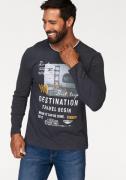 Man's World Shirt met lange mouwen Lange mouwen, bedrukt, ronde hals, ...