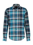 Lerros Geruit overhemd met geborduurd logo