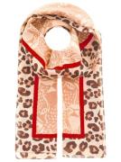 Zwillingsherz Modieuze sjaal Leopard Faces met luipaardmotief