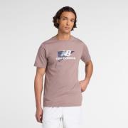 New Balance Trainingsshirt Heathertech Graphic T-Shirt 1 EARTHHADOW