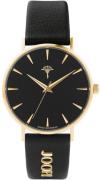 Joop! Kwartshorloge Polshorloge, dameshorloge, analoog, leren armband