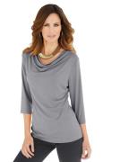 Classic Inspirationen Shirt met cascadehals Shirt (1-delig)