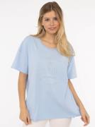 Zwillingsherz Shirt met korte mouwen Oversized shirt met stempeldruk "...