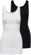 Only Tanktop ONLLIVE – Slim-fit tanktops met stretch voor optimale pas...