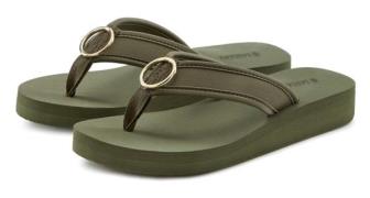 Lascana Badslippers Sandaal, pantoletten, badschoen met ringapplicatie...