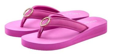 Lascana Badslippers Sandaal, pantoletten, badschoen met ringapplicatie...