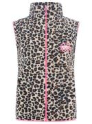 Zwillingsherz Mouwloos fleecevest Leo Lover met rits en staande kraag,...