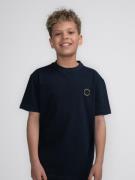 Petrol Industries T-shirt met reliëf op de borst