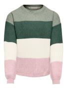 KIDS ONLY Gebreide trui KOGSANDY L/S STRIPE PULLOVER KNT NOOS