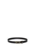 Calvin Klein Leren riem SQUARE BUCKLE CK LOOP 25MM