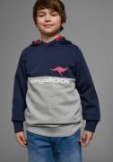 KangaROOS Hoodie Colourblocking Lange mouwen, meerkleurig, met logopri...