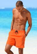 s.Oliver RED LABEL Beachwear Zwemshort met trendy logoprint