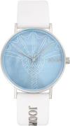 Joop! Kwartshorloge Polshorloge, dameshorloge, analoog, leren armband