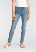 Arizona Slim fit jeans Tailleband met zij-elastiek inzet smalle pasvor...