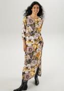 Aniston CASUAL Maxi-jurk met bloemenprint in batik-look - elk stuk is ...