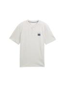 Tom Tailor Henleyshirt met logomerk