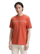 Tom Tailor T-shirt met logo-frontprint