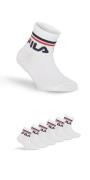 Fila Korte sokken JUNIOR UNISEX QUARTER PLAIN SOCKS met gebreid logo i...