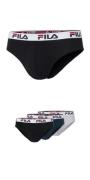 Fila Slip MAN BRIEF met elastische logoband (Set van 3)