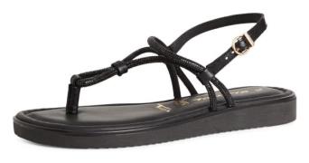 Tamaris Sandalen , plateau, sandalette, zomerschoen met glanzende stra...