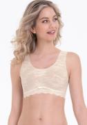 Anita Comfort Bralette Essentials lace Bloemige kant, uitneembare schu...
