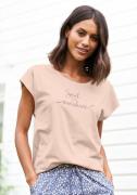 Vivance Dreams T-shirt met zomer-statementprint