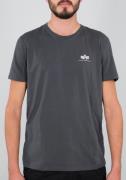 Alpha Industries Shirt met ronde hals BASIC T SMALL LOGO