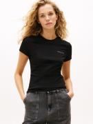 TOMMY JEANS Shirt met korte mouwen TJW SLIM LINEAR SS TEE EXT