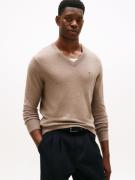 Tommy Hilfiger Trui met V-hals PIMA ORG CTN CASHMERE V NECK