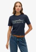 Superdry Shirt met korte mouwen VENUE METALLIC RELAXED TEE
