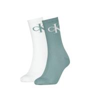 Calvin Klein Jeans Sokken CKJ WOMEN SOCK 2P MONOGRAM (2 paar, 2 paar)