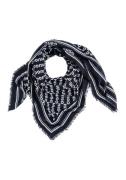 HUGO Sjaal Alycia 120*120 met hugo logoprints