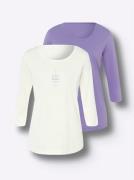 Classic Basics Shirt met 3/4 mouwen Set van 2 shirts (2-delig)