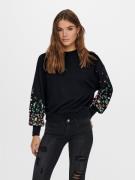 Only Sweatshirt ONLBROOKE L/S O-NECK FLOWER SWT