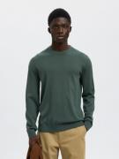 SELECTED HOMME Gebreide trui SLHTRAY LS KNIT MERINO CREW NECK NOOS