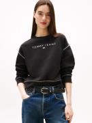 TOMMY JEANS Sweatshirt TJW RLX CRP STITCH LINEAR CREW