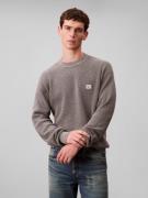 Calvin Klein Trui met ronde hals LS EZ COTTON WAFFLE CRWNK SWTR 9