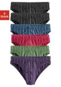 le jogger® Slip met strepen van voorgeverfd garen (set, 6 stuks)