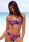 Lascana Beugelbikinitop in bandeaumodel Cataleya in blaadjes-design (1...