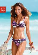 Lascana Beugelbikini floraal ontwerp, bikini-broek met voorbedekking, ...
