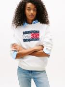 TOMMY JEANS Sweatshirt TJW RLX FLORAL FLAG CREW